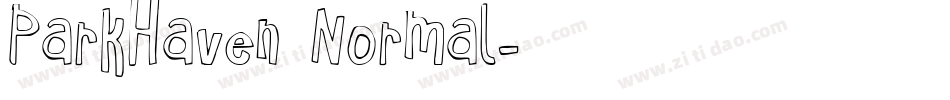 ParkHaven Normal字体转换
